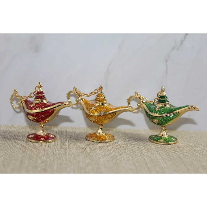 Swarovski Taşlı Minik Figür - Alaaddinin Lambası