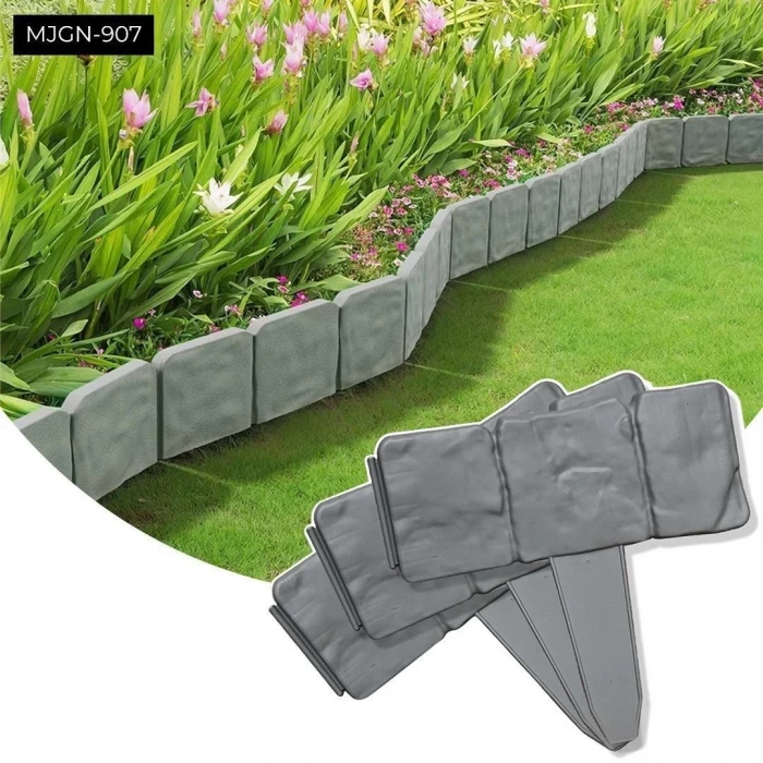 Taş Görünümlü Bahçe Çiti