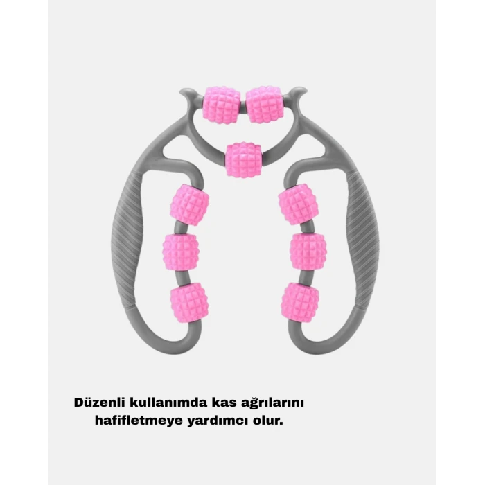 Taşınabilir 3D Masaj Rulosu – Kas Rahatlatıcı ve Yağ Azaltıcı Masaj Cihazı