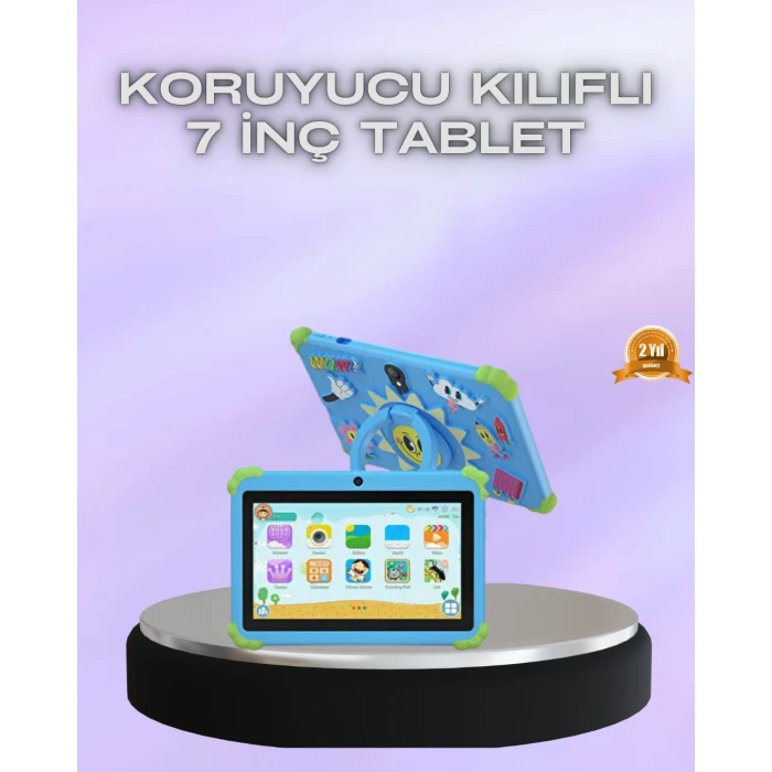 Taşınabilir 7 İnç Tablet Göz Koruyucu Ekran ve Uzun Pil Ömrü