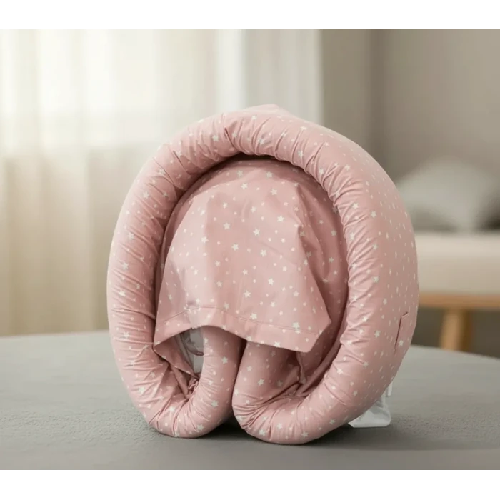 Taşınabilir Portatif Bebek Yatağı,sırt Çantasına Dönüşebilen Portatif Bebek Beşiği (pembe)