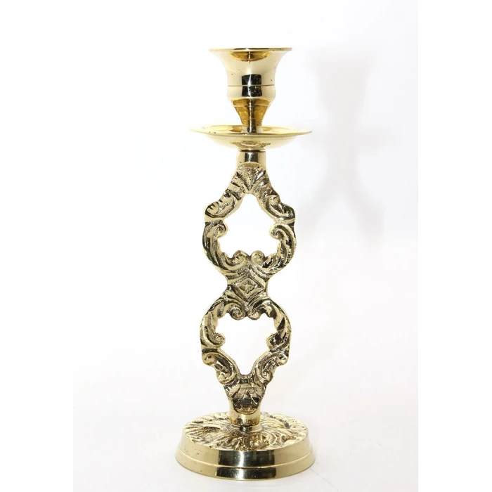 Tekli Pirinç Şamdan Model 4