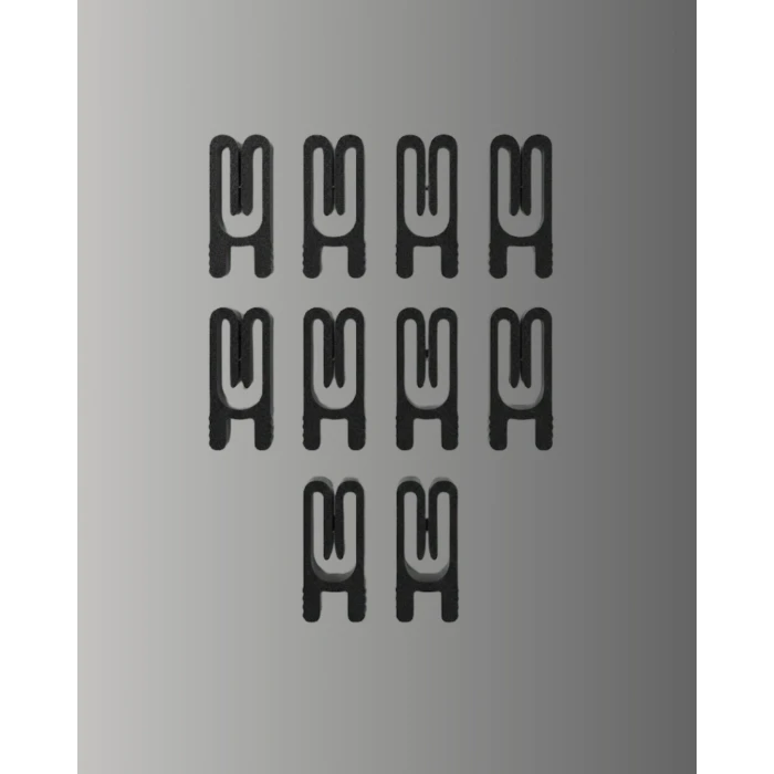 Tekrar Kullanılabilir Poşet Mandalı Siyah 10 Adet