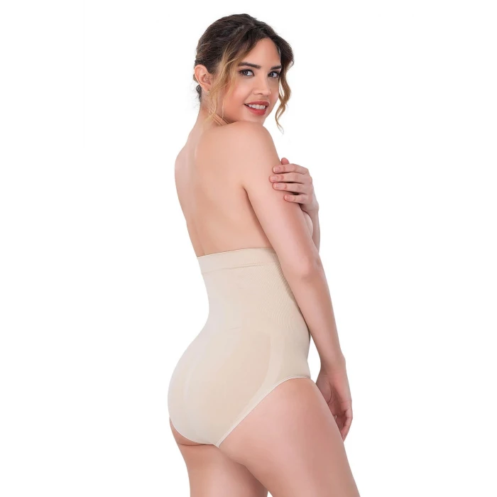 TEN   2080 Yüksek Bel Çıtçıtlı Slip Korse