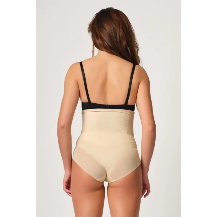 TEN   2945 Tül Karyokalı Slip Lazer Korse