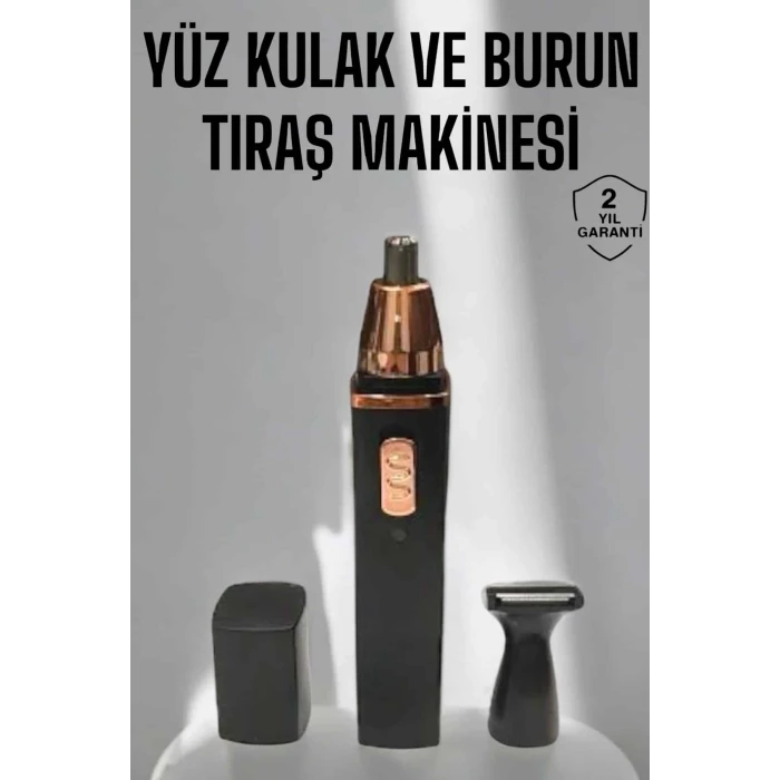 Tıraş Makinesi Kulak Burun ve Yüz Temizleyici Şarjlı Mini