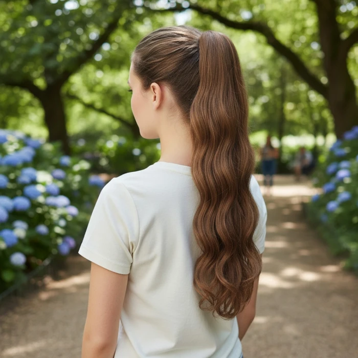 Tokalı Dalgalı At Kuyruğu - Kumral