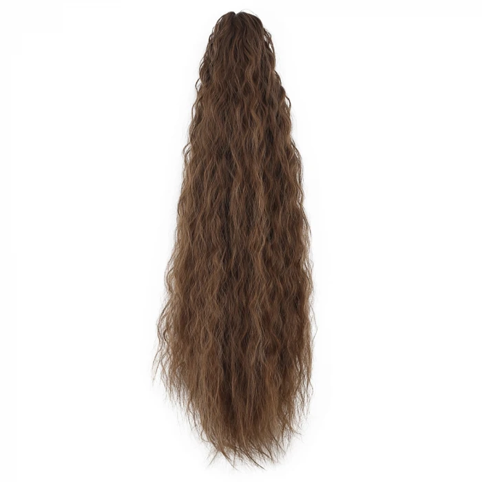 Tokalı Kabarık Dalgalı At Kuyruğu - Kumral