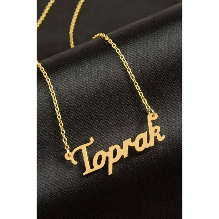 Toprak İsimli Kolye (Kişiye Özel)