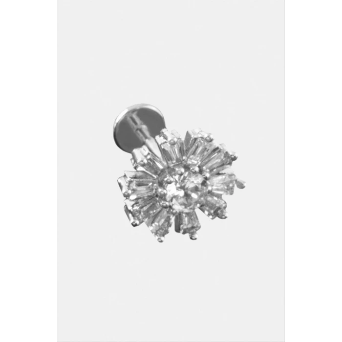 Tragus Zirkon Taşlı  Piercing 1 Adet