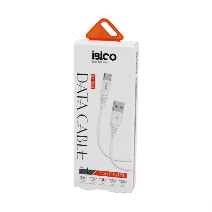 Type-c - Usb  Cep Telefon - Data Şarj Kablosu  2.4a - 1mt