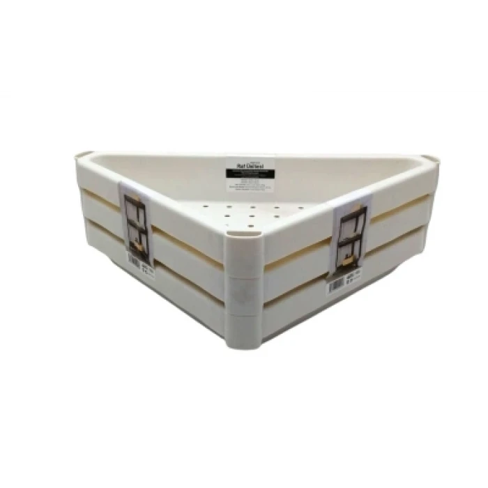 ÜÇGEN - BEYAZ PRATİK RAF ÜNİTESİ PLASTİK (4887)