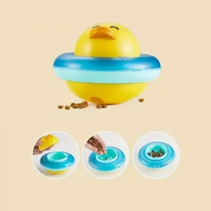 UFO Şekilli Ördek Kedi Oyuncağı