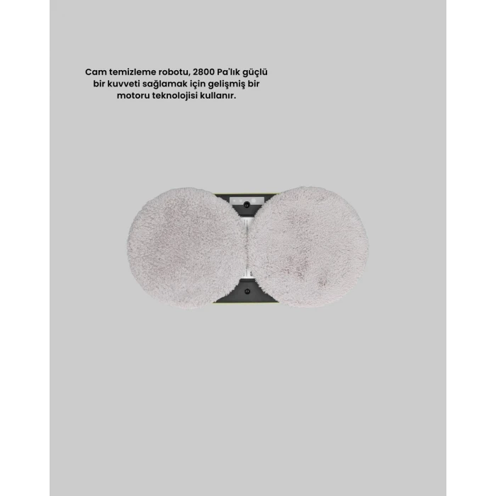 Ups Destekli Düşmeye Karşı Korumalı Cam Temizleme Robotu