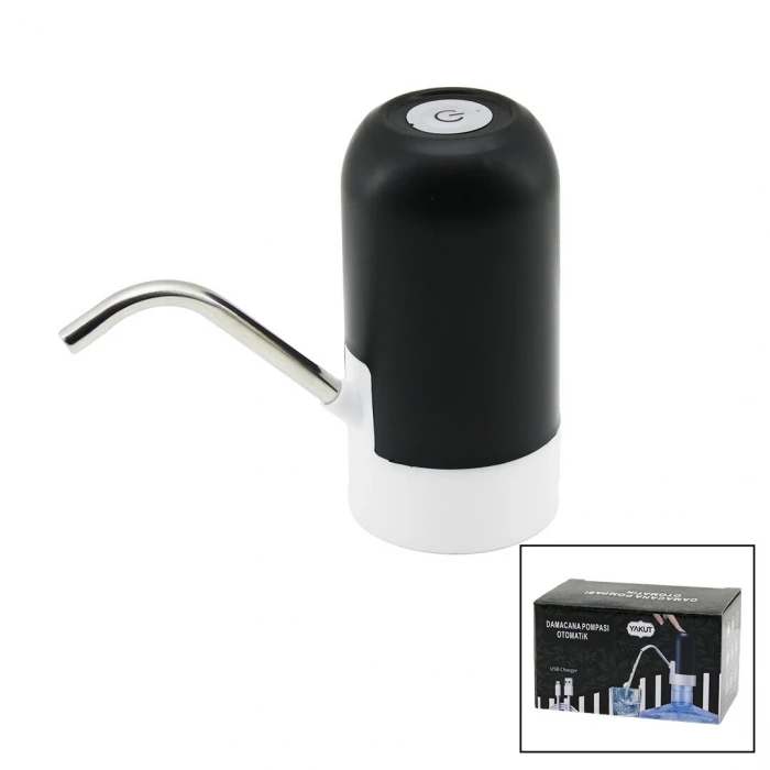 USB ŞARJLI - OTOMATİKDAMACANA SU POMPASI ŞARJ GÖSTERGELİ - DOKUNMATİK DÜĞME 4W - 5V (4887)