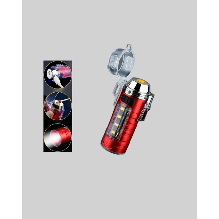 Usb Şarjlı Suya Dayanıklı Elektrikli Çakmak