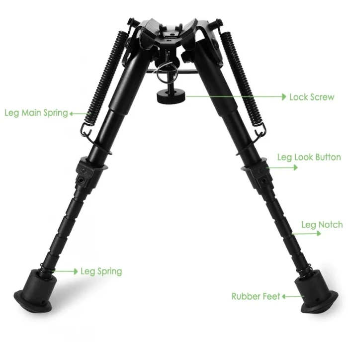 -üstün Metal Alaşım Bipod Çatalayak