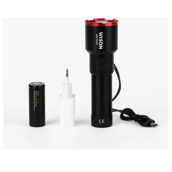 Wison Ws-5575 Şarjlı El Feneri 20 W 2000 Lümen