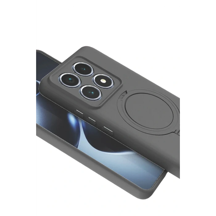 Xiaomi Mi 14T Pro Regal Magsafe Standlı Kapak - Titan Gri