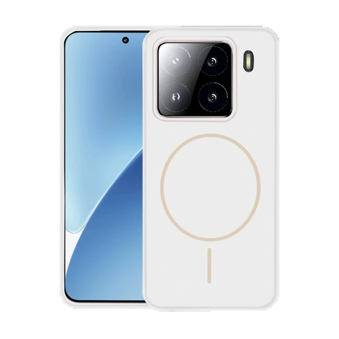 Xiaomi Mi 15 Kılıf Jully Magsafe Kapak - Beyaz