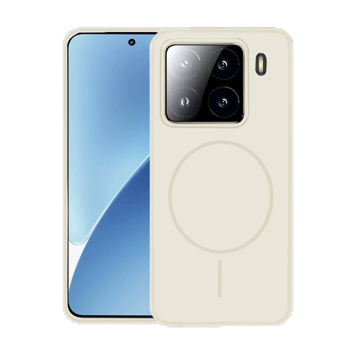 Xiaomi Mi 15 Pro Kılıf Jully Magsafe Kapak - Pudra