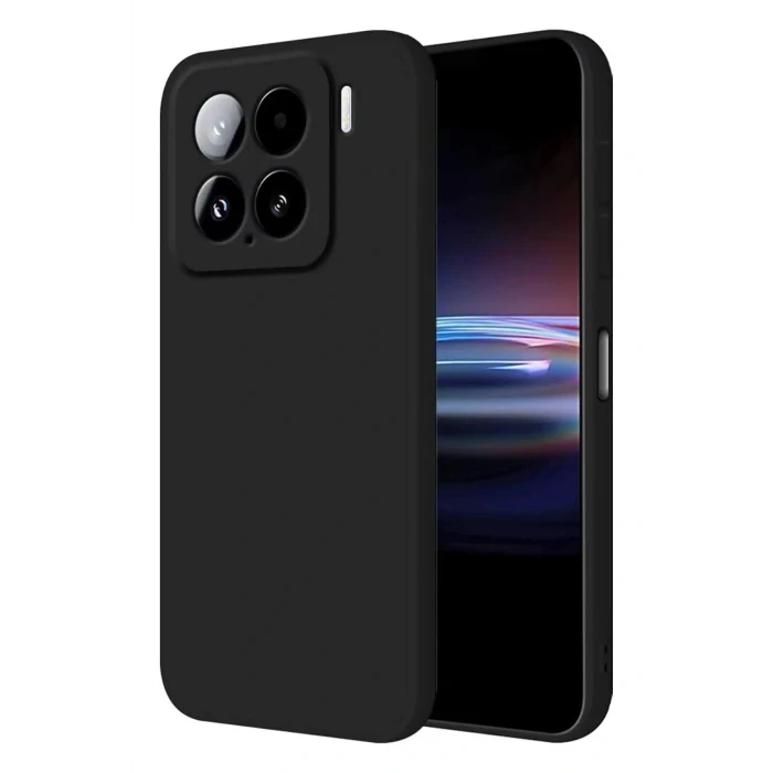 Xiaomi Mi 15 Pro Kılıf Nano içi Kadife Silikon - Siyah