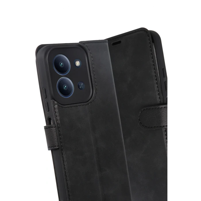 Xiaomi Redmi 15C 4G Trend S Plus Kapaklı Kılıf - Siyah