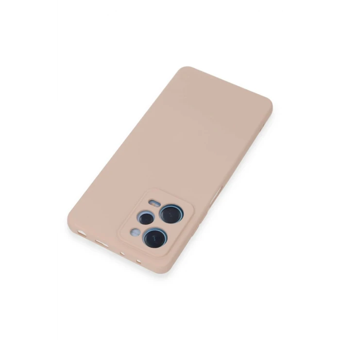 Xiaomi Redmi Note 12 Pro 5G Kılıf Nano içi Kadife Silikon - Pudra