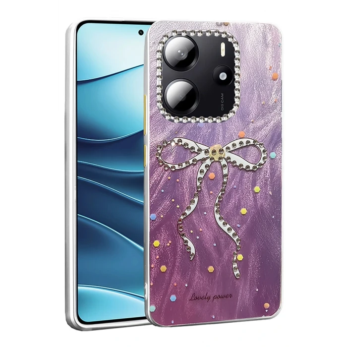 Xiaomi Redmi Note 14 4G Kılıf Blade Aynalı Desenli Kapak - Desen 1