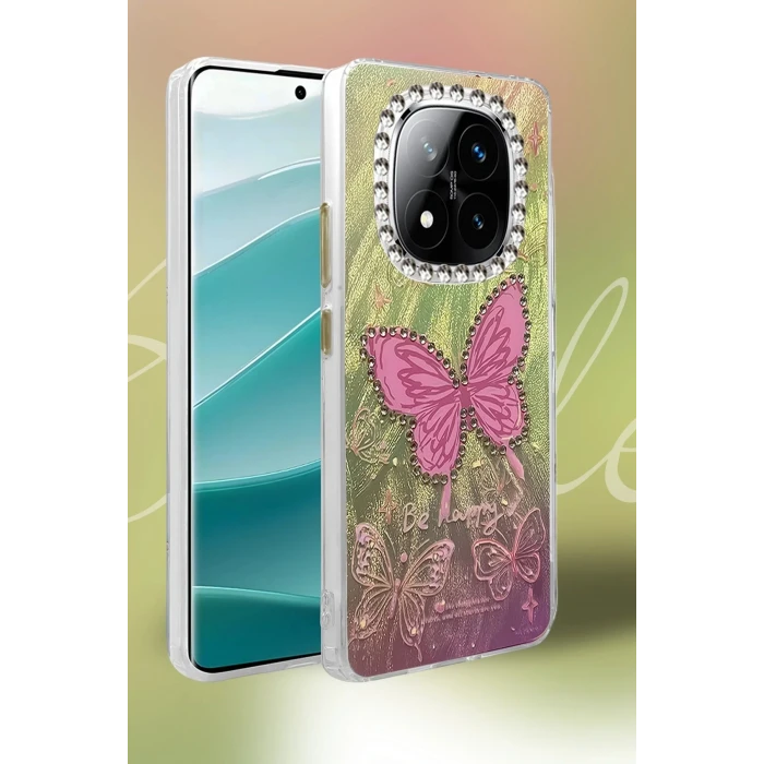 Xiaomi Redmi Note 14 Pro 4G Kılıf Blade Aynalı Desenli Kapak - Desen 3