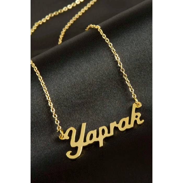 Yaprak isimli kolye (Kişiye Özel)