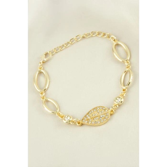 Yaprak Taşlı Trend Bileklik