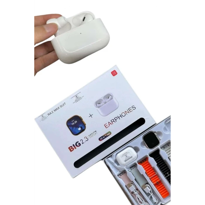 Yeni Nesil 7 Kordonlu Arama Bildirim Özellikli Kulaklık Hediyeli Akıllı Saat