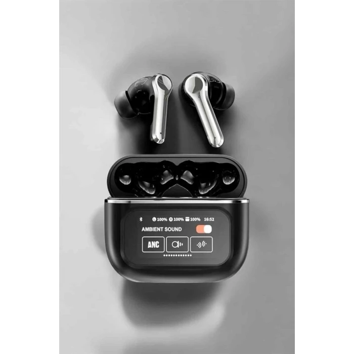 Yeni Nesil Bluetooth Kulaklık Ekranlı Yüksek Ses Kaliteli Uzun Şarj Süreli