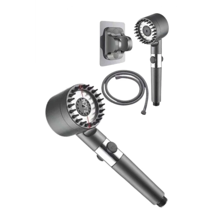 Yeni Nesil Duş Başlığı Paslanmaz Çelik Masaj Etkili Ergonomik Tasarım Su Basınçlı