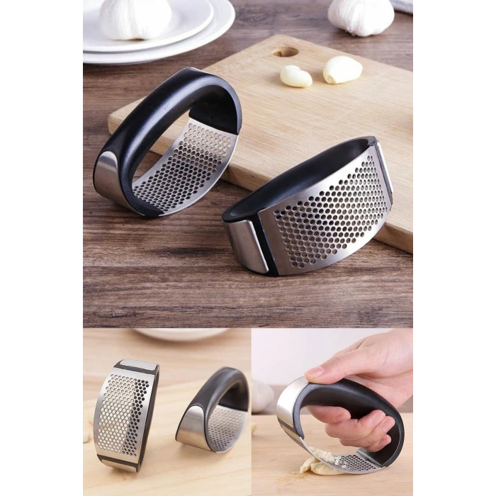 Yeni Sarımsak Ezici Paslanmaz Çelik Garlic Press