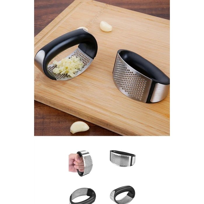 Yeni Sarımsak Ezici Paslanmaz Çelik Garlic Press