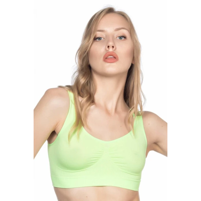 YEŞİL   4005 Soft Kalın Askı Büstiyer