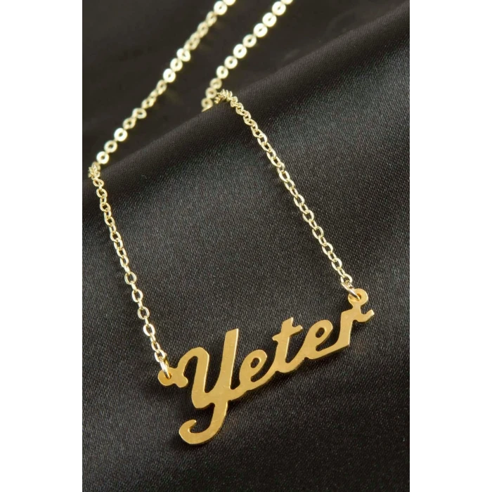 Yeter isimli kolye (Kişiye Özel)