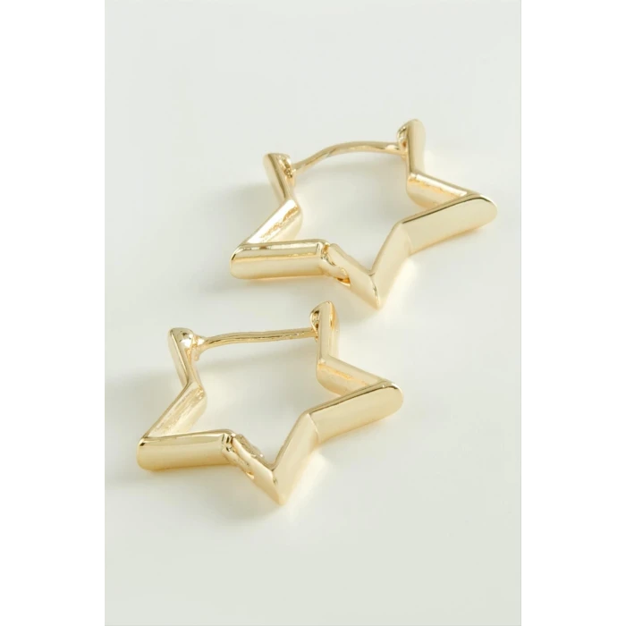 Yıldız Trend Metal Küpe