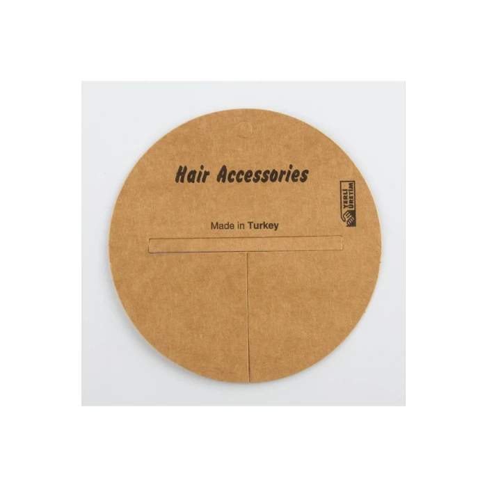 Yuvarlak Saç Aksesuar Kartı