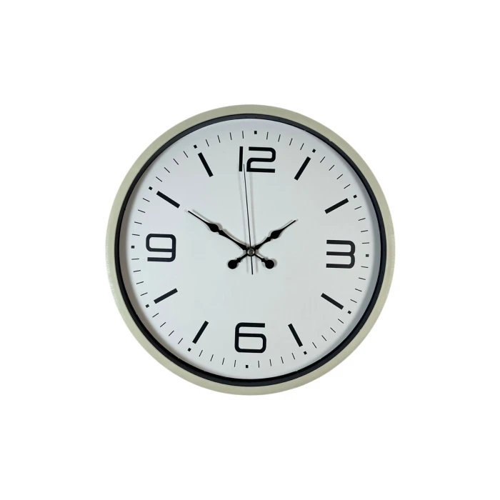 Zentime 36 Cm Krem Dekoratif Duvar Saati