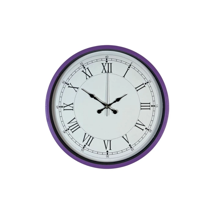 Zentime 36 Cm Mor Dekoratif Duvar Saati