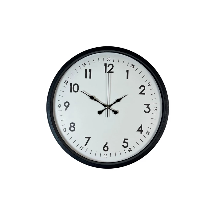 Zentime 36 Cm Siyah Dekoratif Duvar Saati