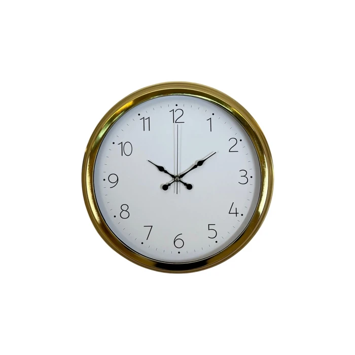 Zentime 40 Cm Gold Lüks Duvar Saati