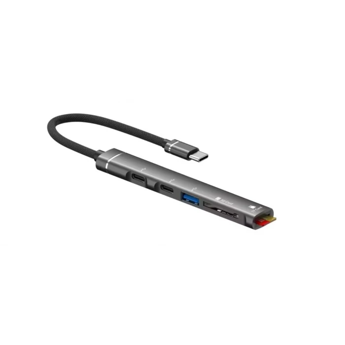 ZR562 Type-C 5 İn 1 Usb Hub Card Reader