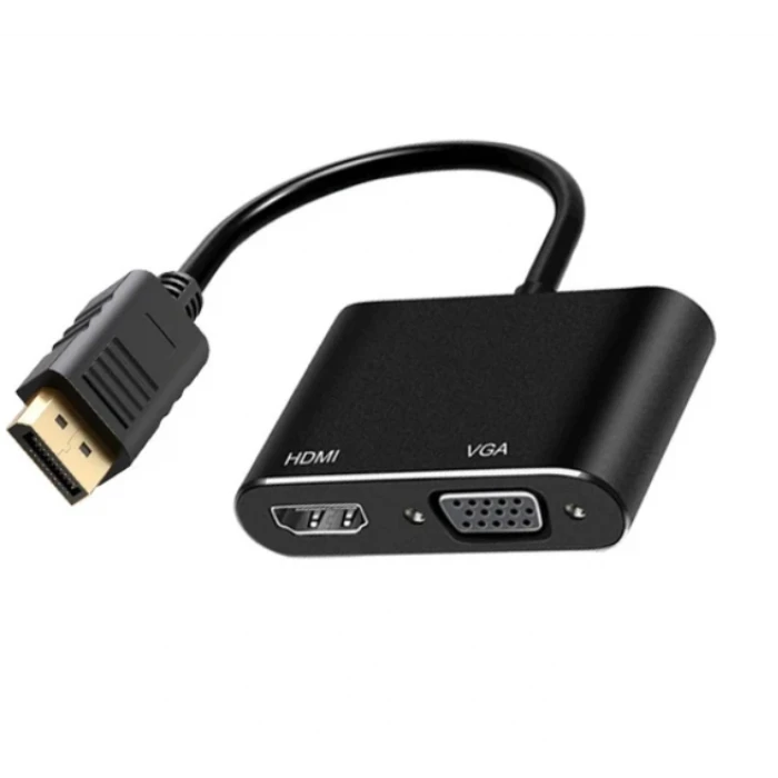 ZR723 Dp To Hdmı+Vga Çevirici