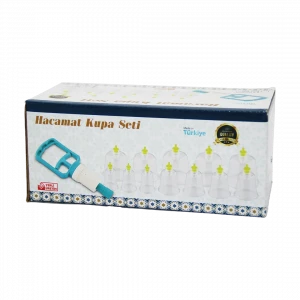 12 Parça  Hacamat Kupa Masaj Seti
