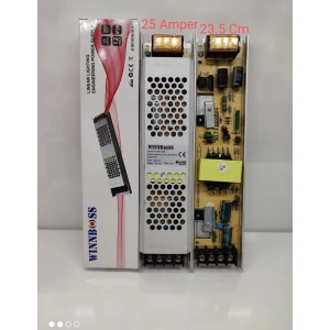12V-25A-300W-IP20 ULTRA SLİM TRAFO (K95)