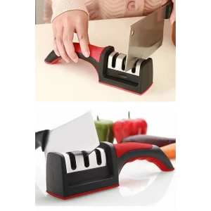 3 Aşamalı Bıçak Makas Bileyici Keskinleştirme Aleti (4887)